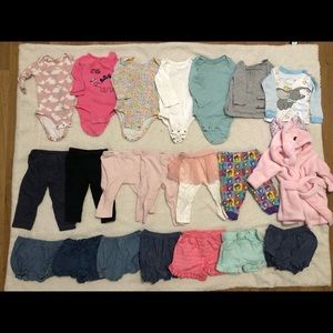 65+ pcs of 9m Baby Girl Spring/Summer Clothes